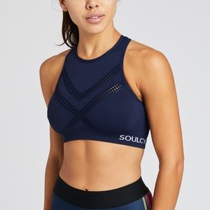 Seamless Basic Bra w/ Soul- Navy